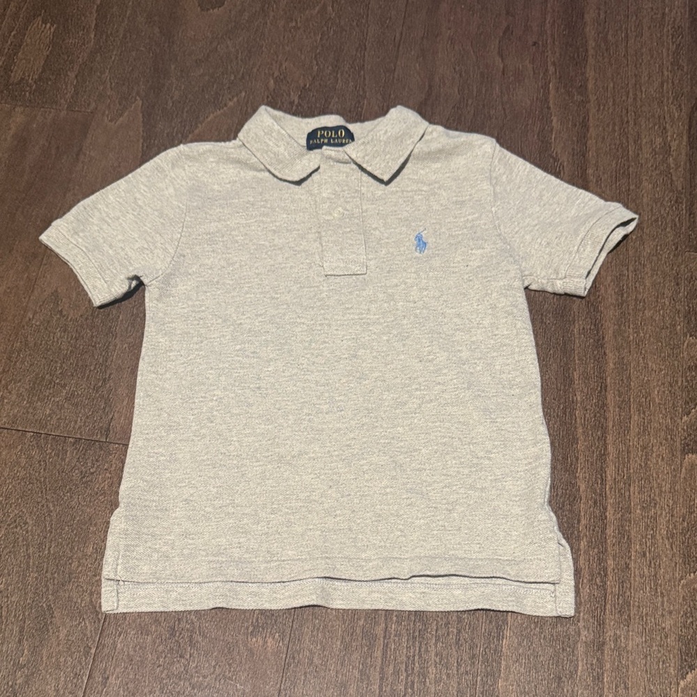 Polo by Ralph Lauren Light Gray Kids Polo Shirt